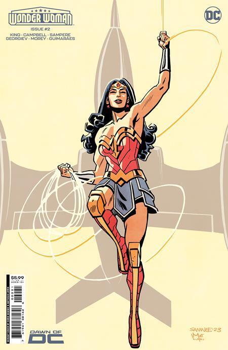 WONDER WOMAN #2 CVR B CHRIS SAMNEE CARD STOCK VAR DC 2023 NM