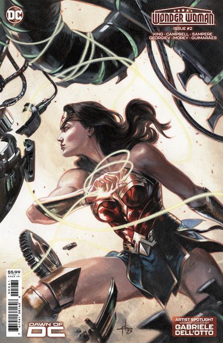 WONDER WOMAN #2 CVR D GABRIELE DELL OTTO ARTIST SPOTLIGHT VARIANT DC 2023 NM