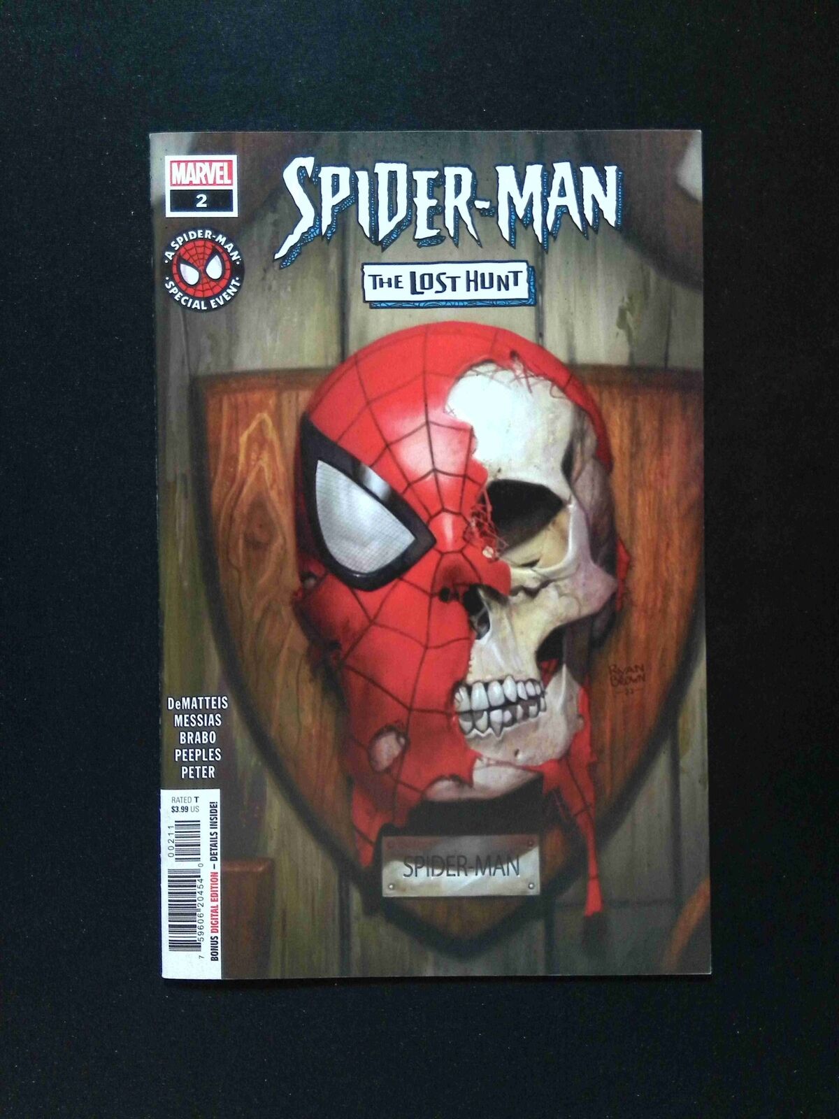 Spider-Man The Lost Hunt #2  MARVEL Comics 2023 VF+