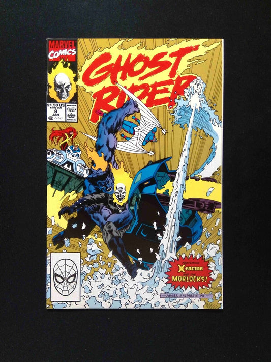 Ghost Rider  #9 (2ND SERIES) MARVEL Comics 1991 VF+