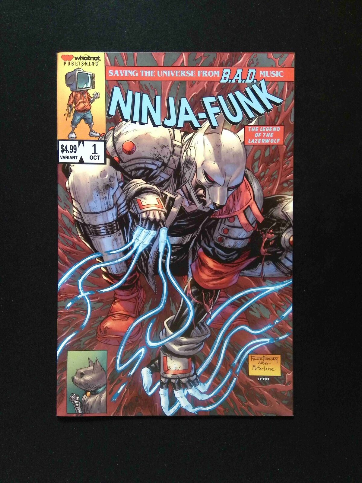 Ninja Funk #1C  WHATNOT PUBLISHING Comics 2022 NM-  Kirkham Variant