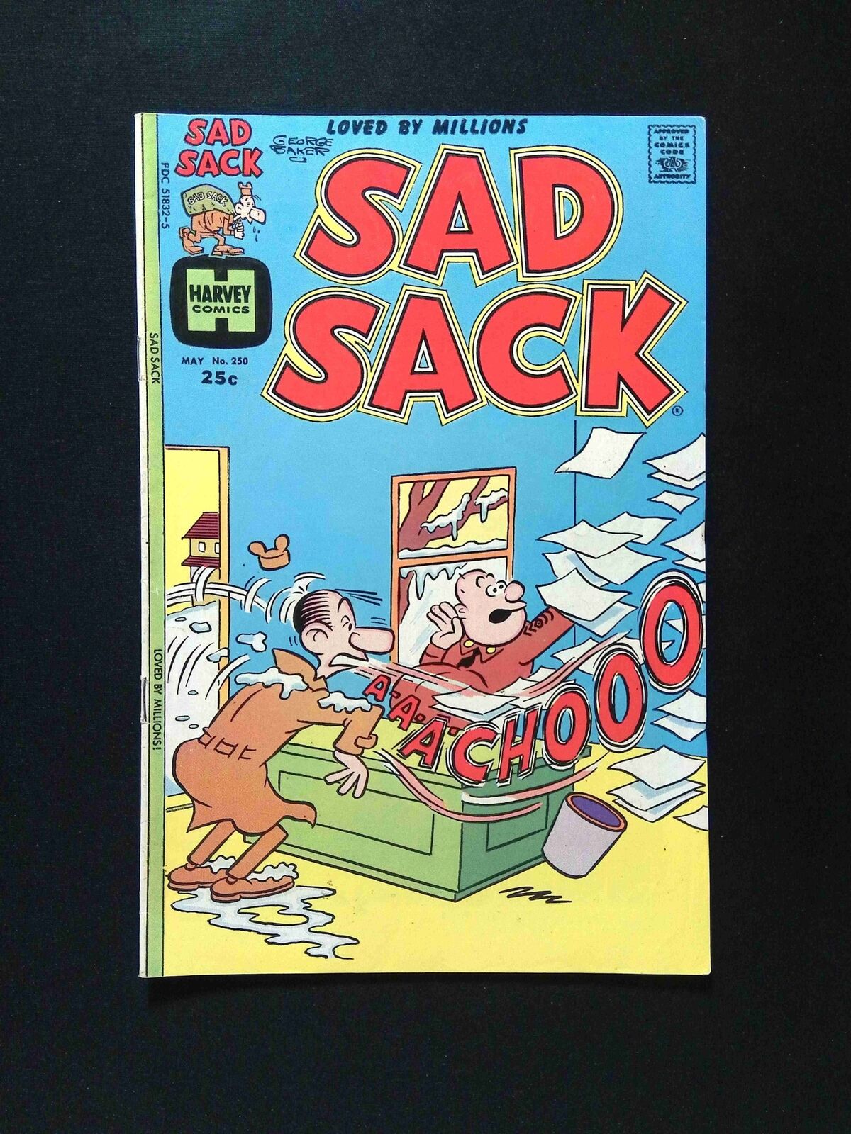 Sad Sack  #250  Harvey Comics 1973 FN