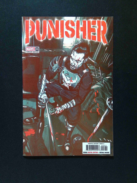 Punisher #8B  Marvel Comics 2023 NM-  Swaby Variant