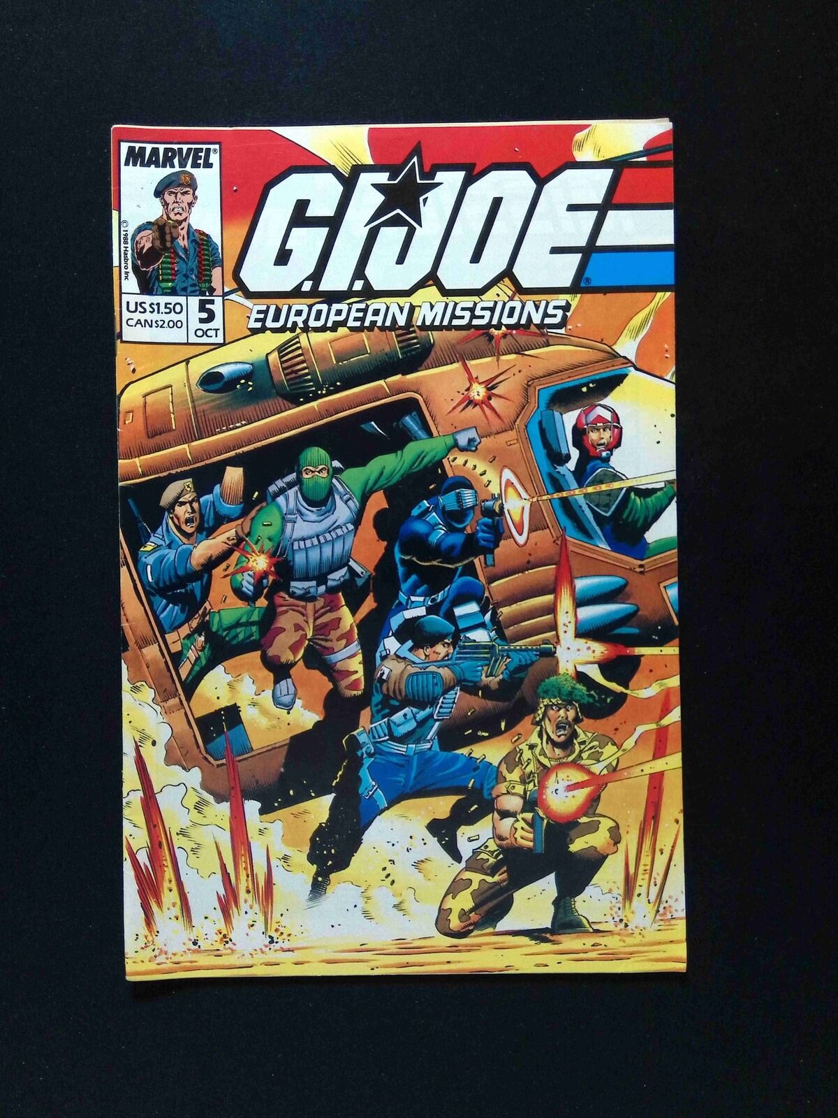 GI Joe European Missions #5  MARVEL Comics 1988 VF-