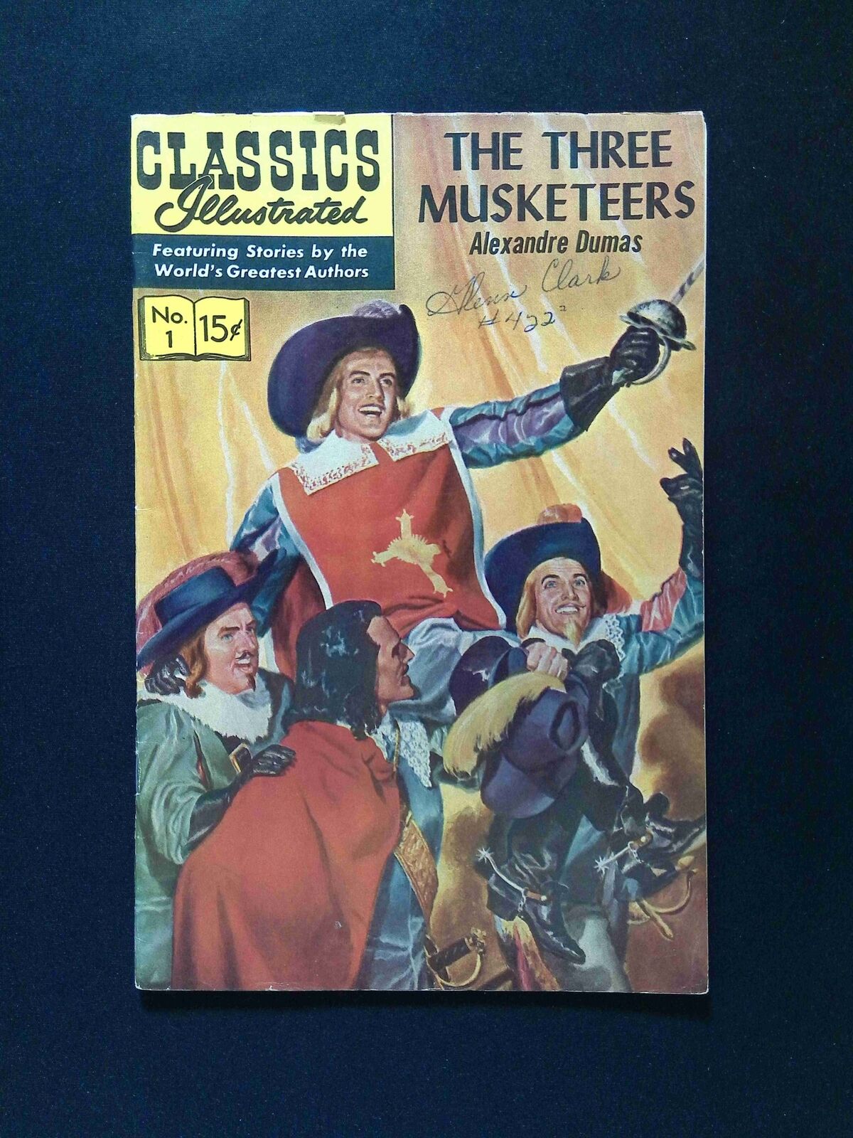 Classics Illustrated 001 The Three Musketeers #1   1965 VG/FN