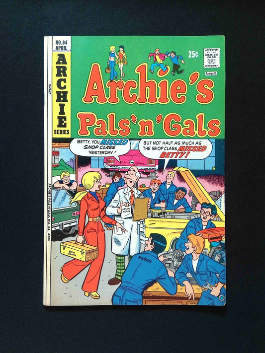 Archie's Pals 'n' Gals #84  Archie Comics 1974 FN/VF