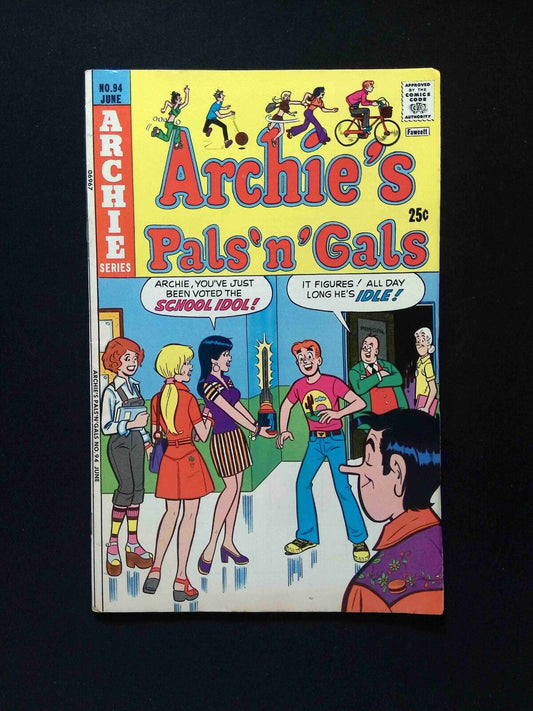 Archie's Pals 'n' Gals #94  Archie Comics 1975 FN/VF