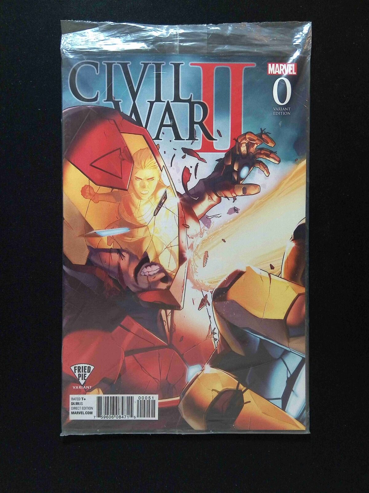 Civil War II #0  Marvel Comics 2016 NM  Polybagged Fried Pie Variant