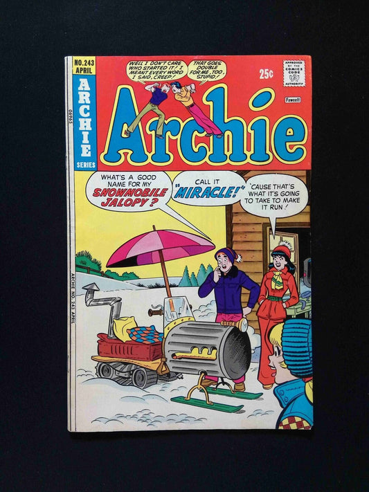 Archie #243  Archie Comics 1975 VF-
