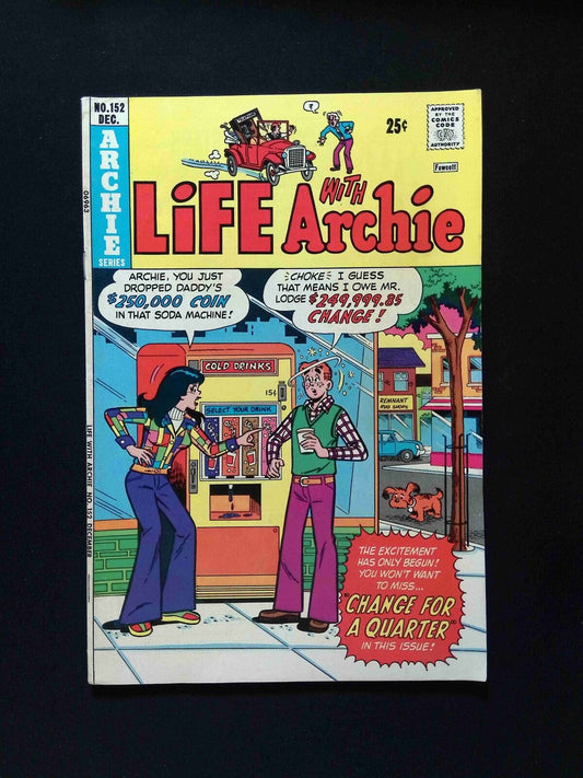 Life with Archie #152  Archie Comics 1974 FN+