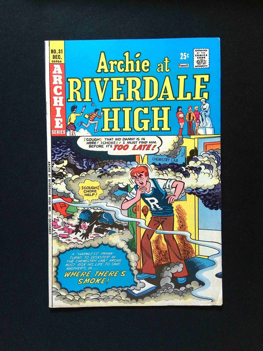 Archie at Riverdale High #31  Archie Comics 1975 FN+