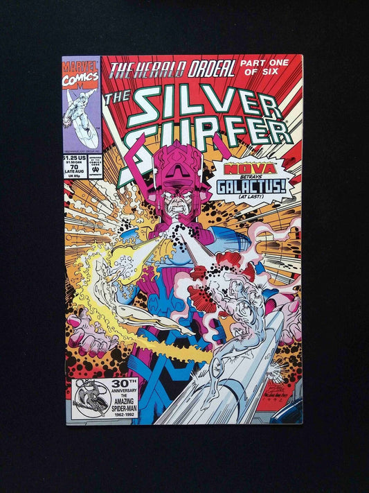 Silver Surfer #70 (2nd Series) Marvel Comics 1992 VF+