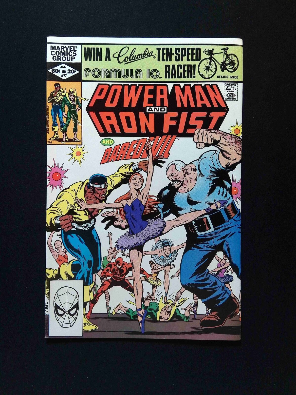 Power Man and Iron Fist #77  Marvel Comics 1981 VF+  WHITMAN VARIANT