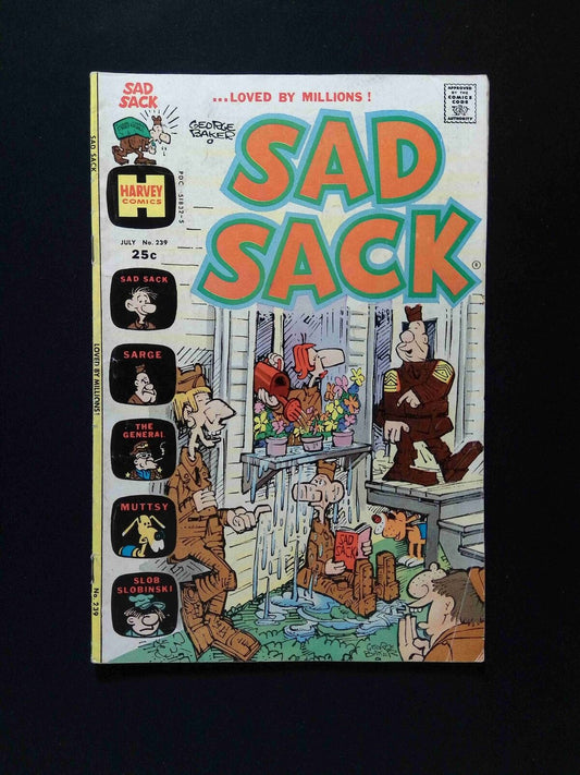 Sad Sack  #239  Harvey Comics 1974 VG/FN