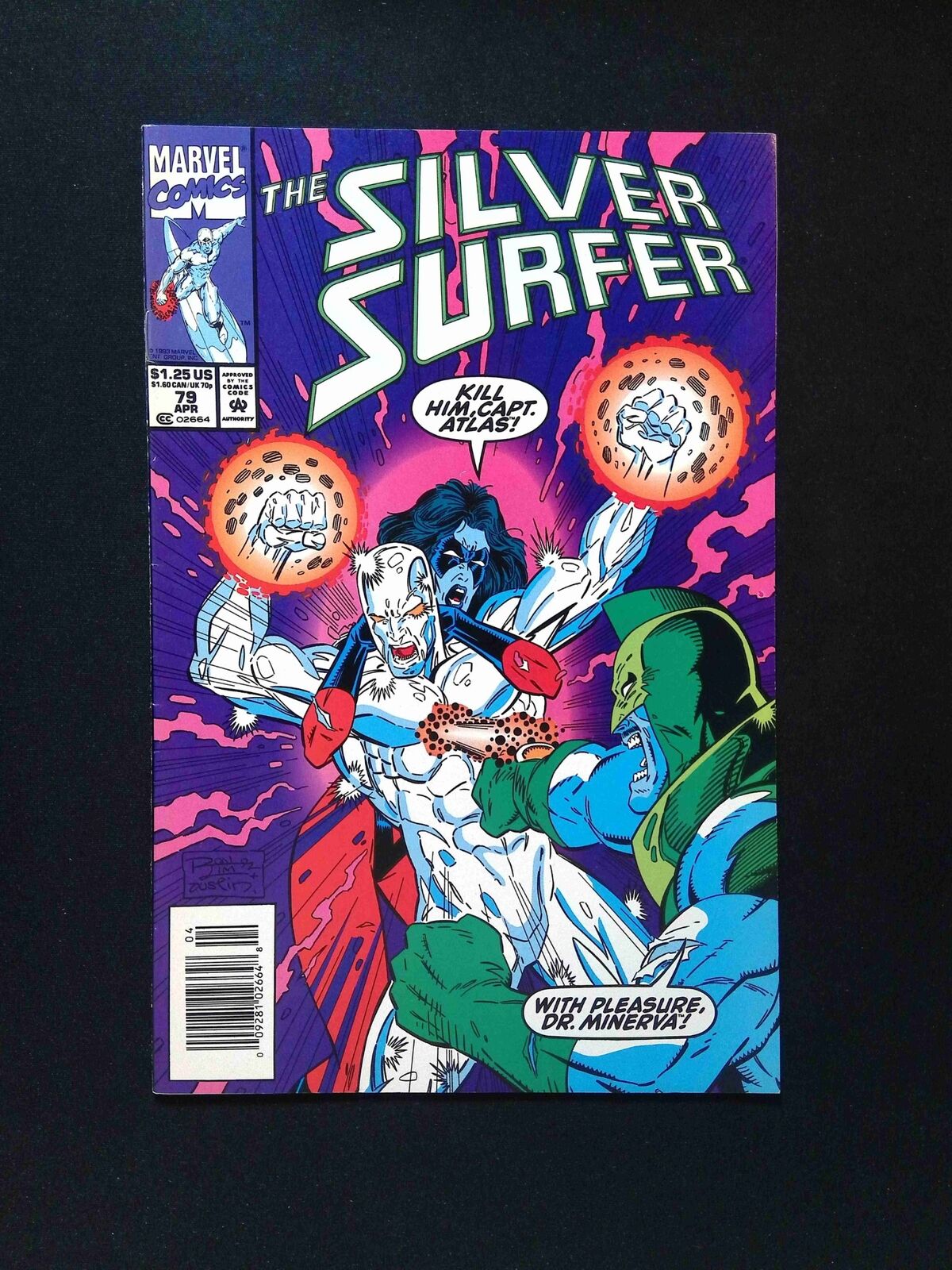 Silver Surfer #79 (2nd Series) Marvel Comics 1993 VF+ Newsstand