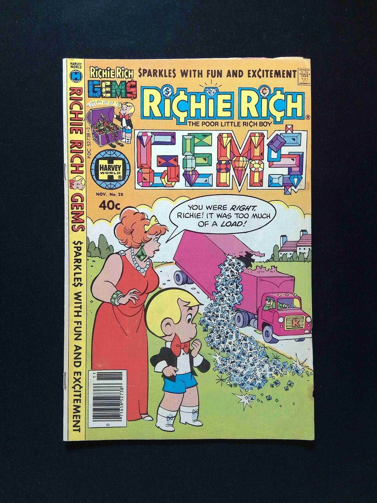 Richie Rich Gems #28  Harvey Comics 1979 FN- Newsstand