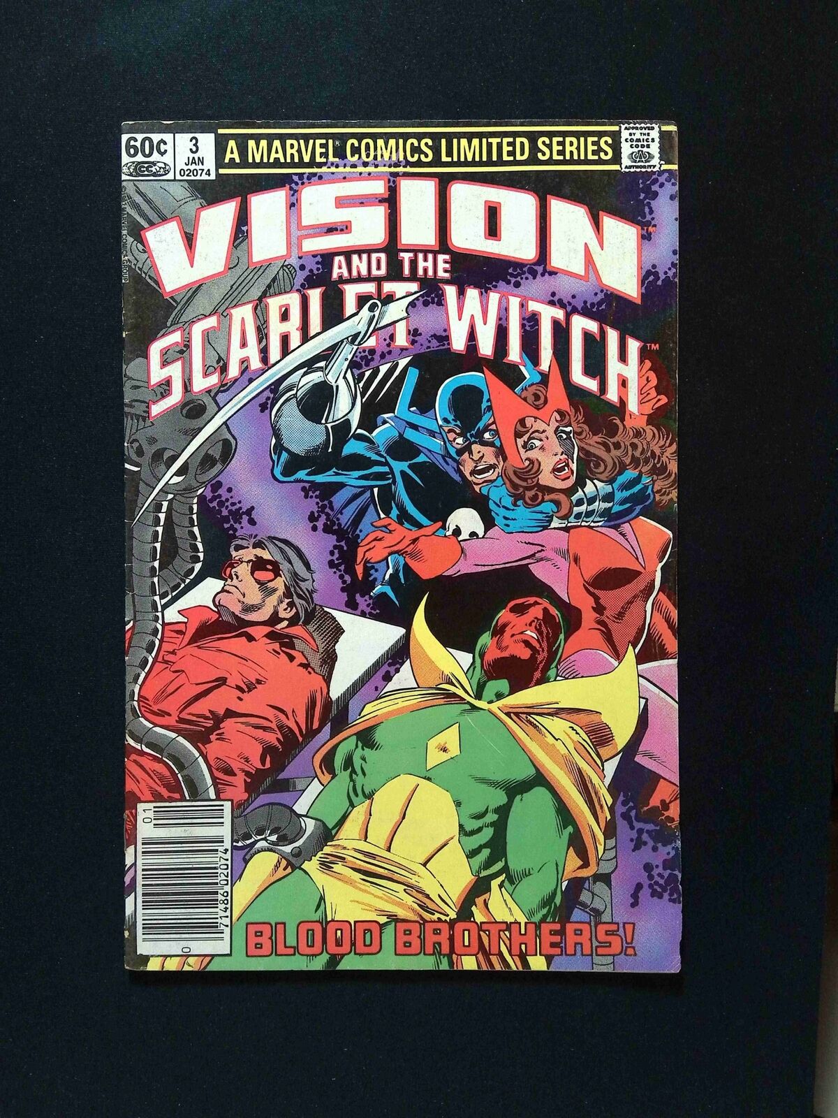 Vision and the Scarlet Witch #3  Marvel Comics 1983 VG/FN Newsstand