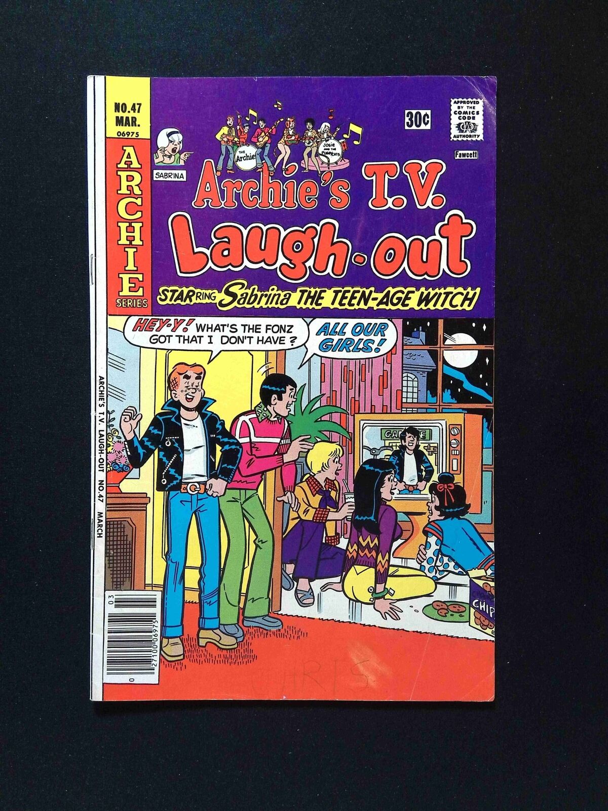 Archie's TV Laugh Out #47  Archie Comics 1977 FN Newsstand