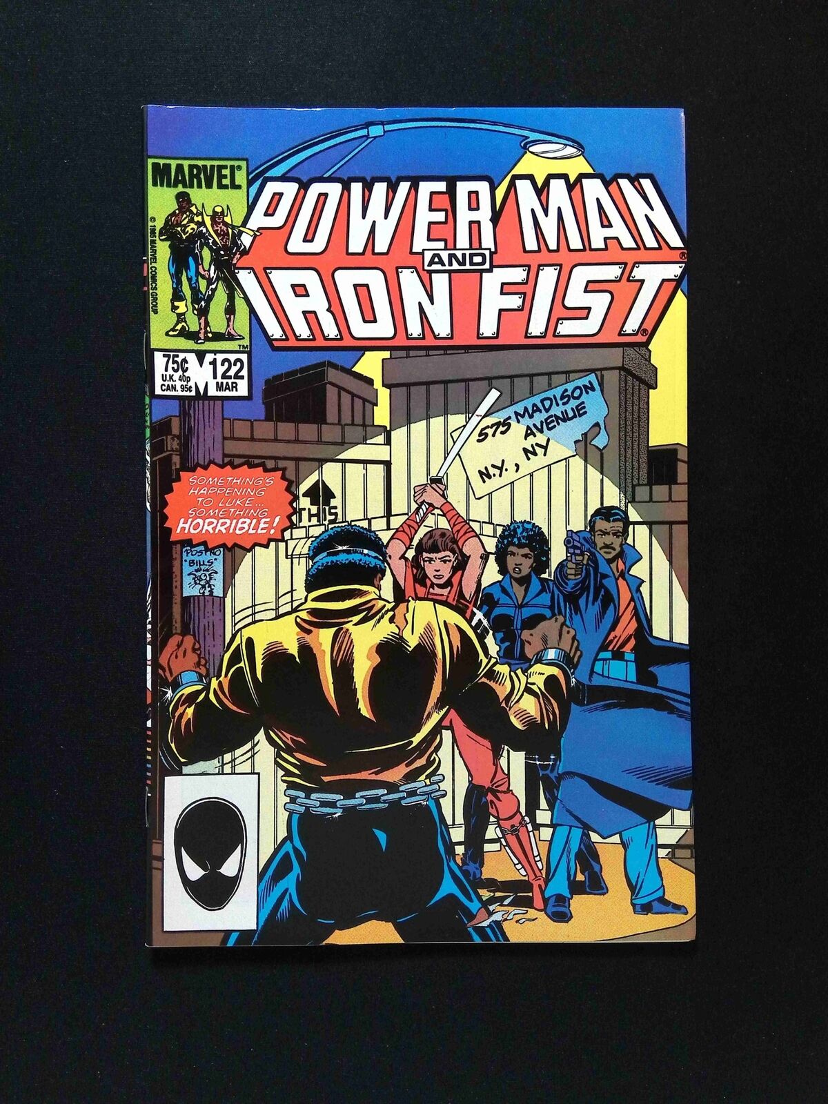 Power Man and Iron Fist #122  Marvel Comics 1986 VF+