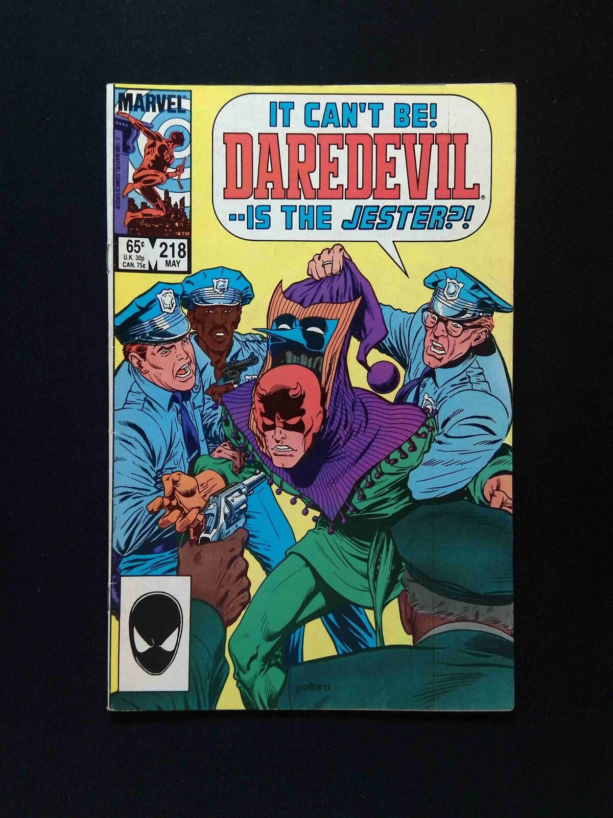 Daredevil #218  Marvel Comics 1985 FN+