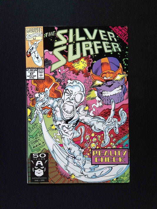 Silver Surfer #57 (2nd Series) Marvel Comics 1991 VF+