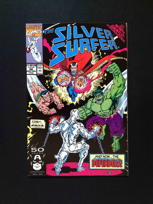 Silver Surfer #58 (2nd Series) Marvel Comics 1991 VF+
