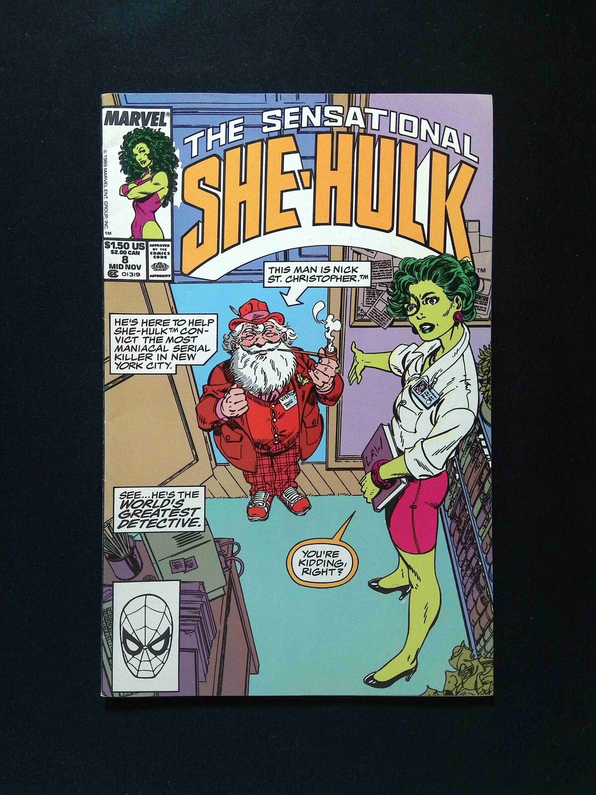 Sensational She-Hulk #8  Marvel Comics 1989 VF-