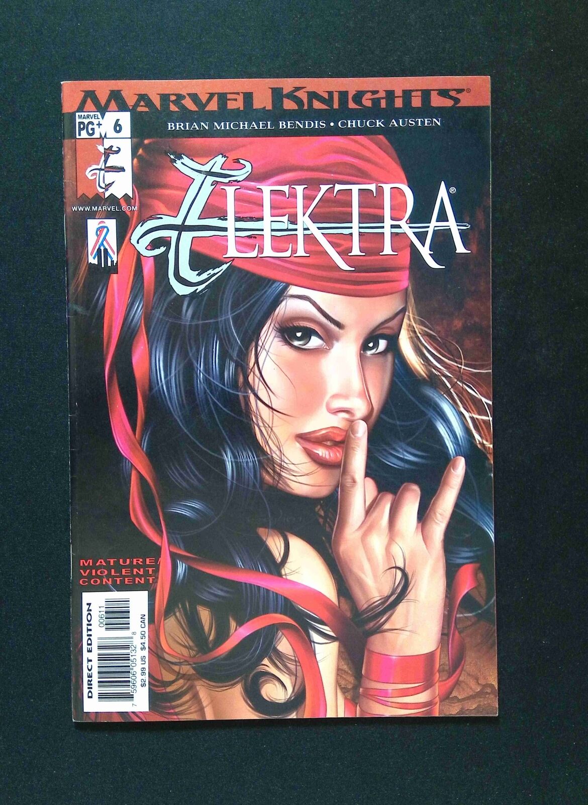 Elektra #6 (2ND SERIES) MARVEL Comics 2002 VF