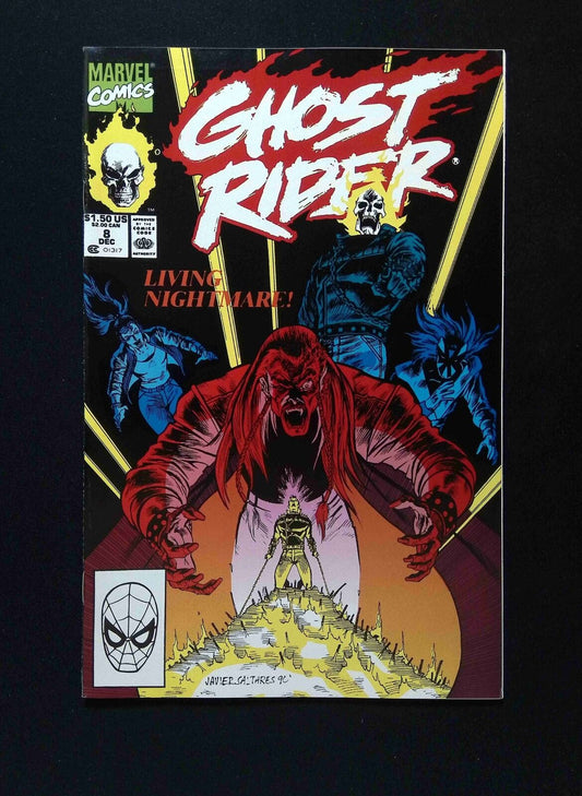 Ghost Rider #8 (2ND SERIES) MARVEL Comics 1990 VF+