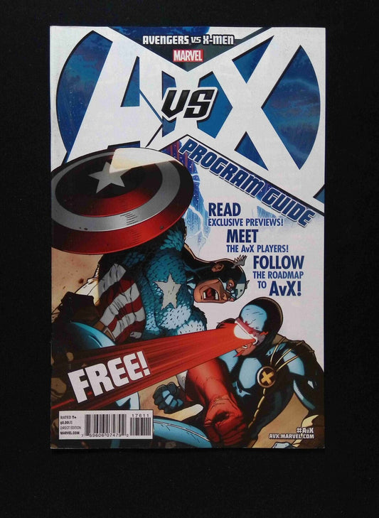 Avengers vs X-Men Program Guide #1  MARVEL Comics 2012 VF+