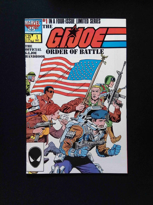 GI Joe Order Of Battle #1  Marvel Comics 1986 VF+