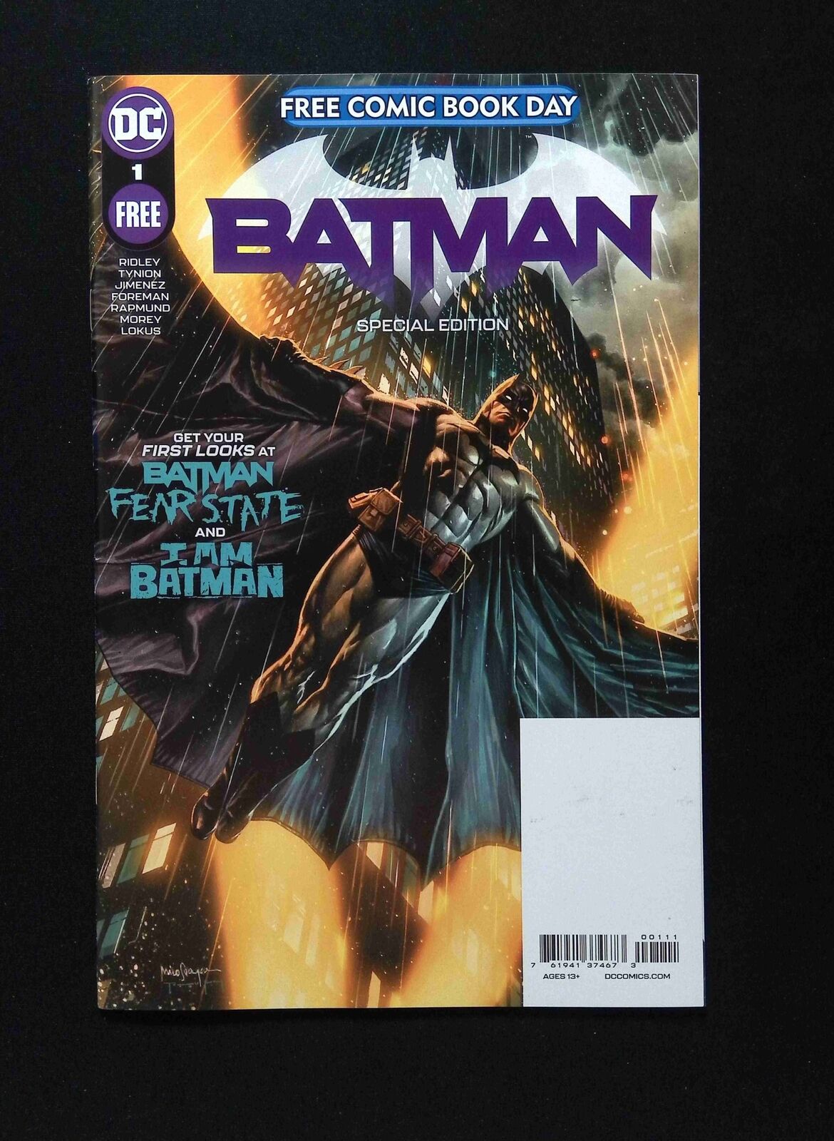 Batman Special Edition FCBD #1  DC Comics 2021 VF/NM