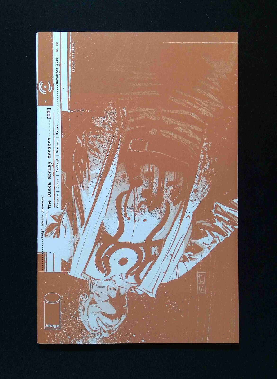 Black Monday Murders #3B  IMAGE Comics 2016 NM+  COKER VARIANT