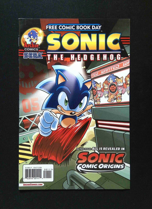 Sonic the Hedgehog FCBD #1  ARCHIE Comics 2014 VF+