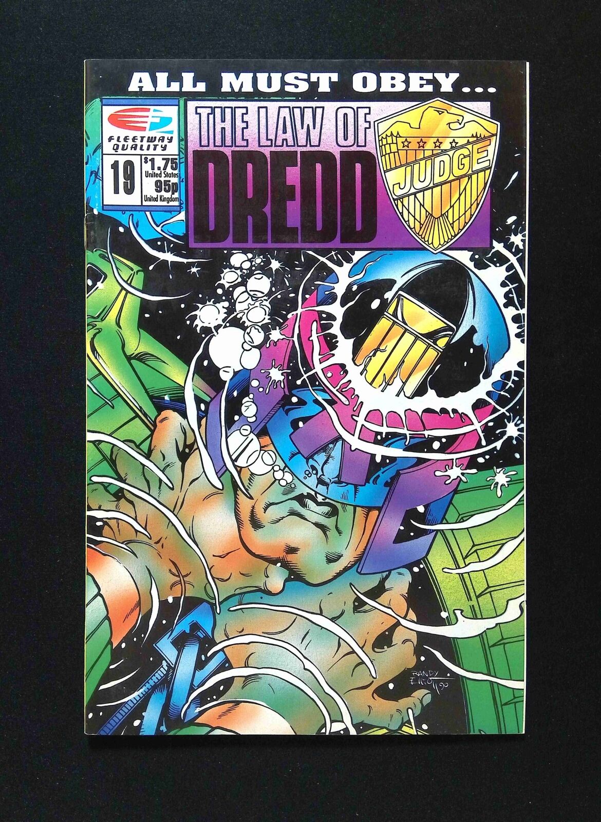 Law of Dredd #19  FLEETWAY/QUALITY Comics 1991 VF+