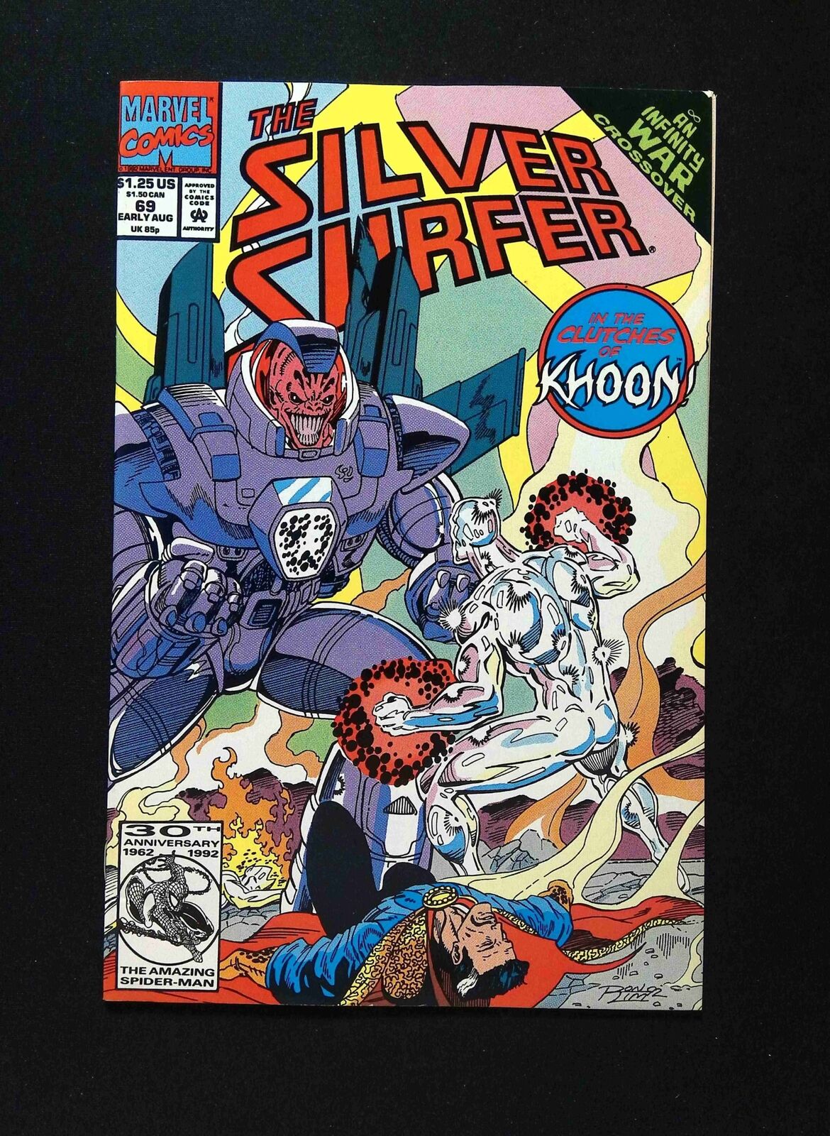 Silver Surfer #69 (2nd Series) Marvel Comics 1992 VF+