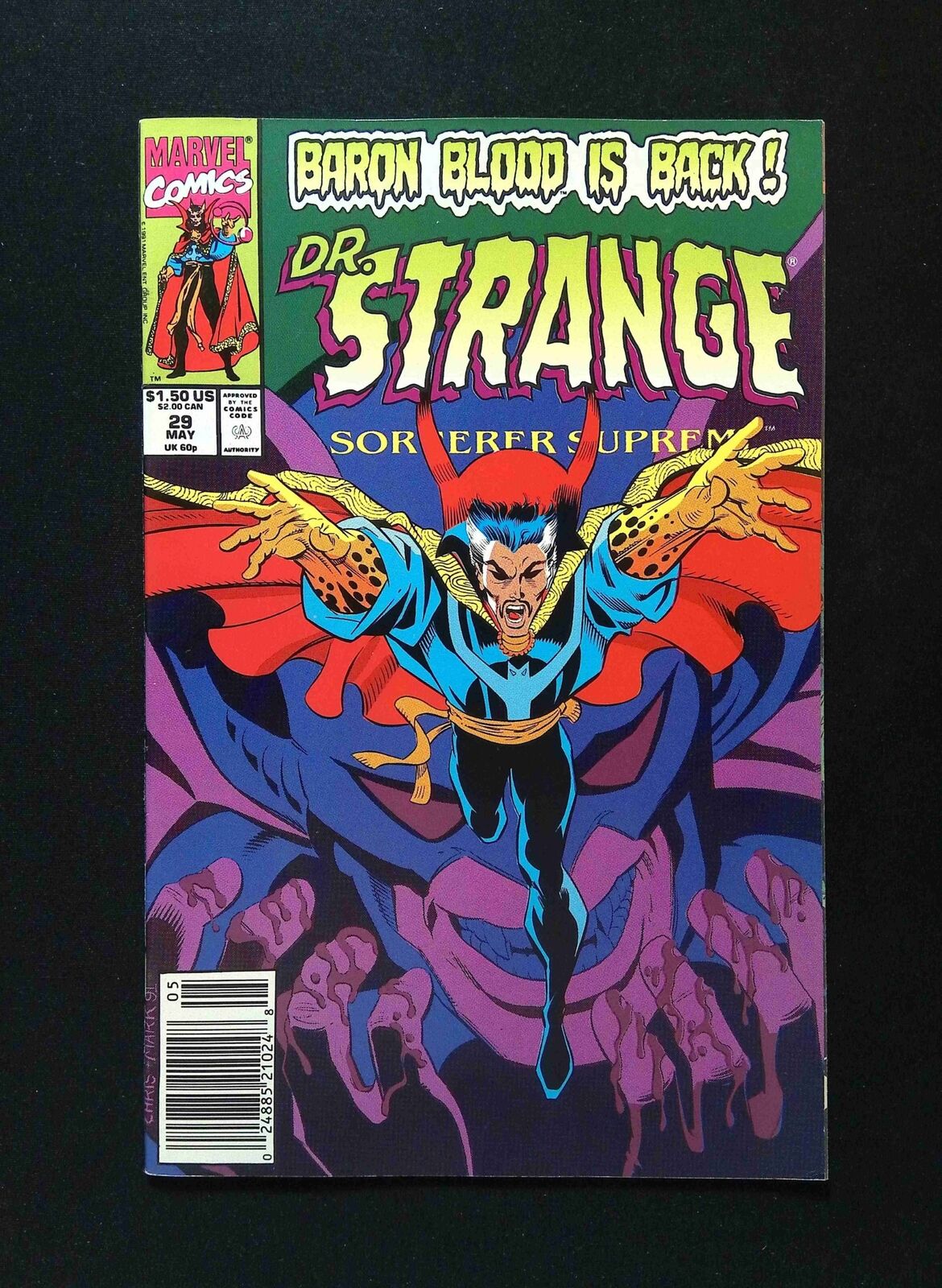 Doctor Strange #29 (3rd Series) Marvel Comics 1991 VF+ NEWSSTAND