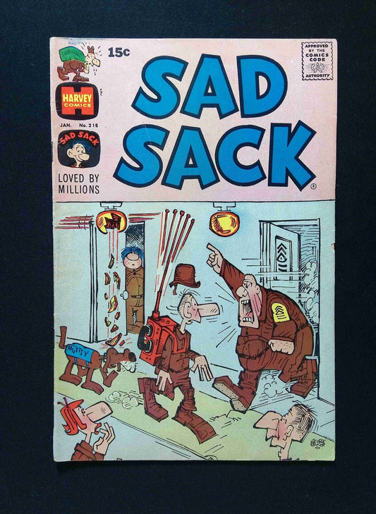 Sad Sack #218  Harvey Comics 1971 FN-