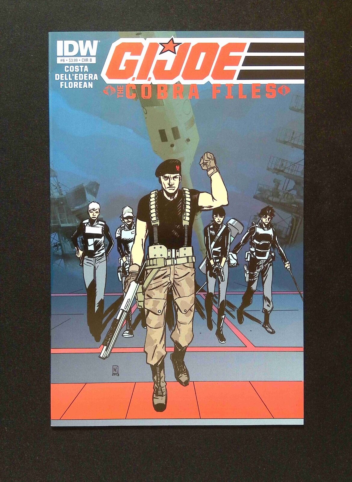 GI Joe Cobra Files #6B  IDW Comics 2013 NM-  DELL'EDERA, COSTA VARIANT