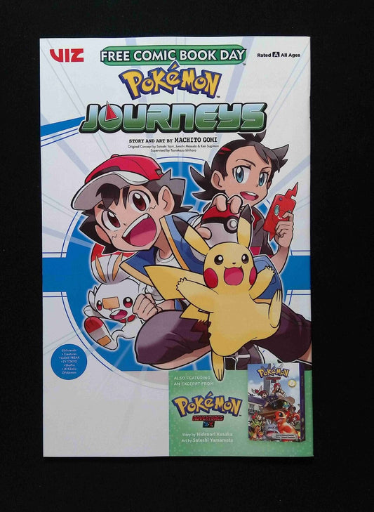 Pokemon Journeys Pokemon Adventures Xy FCBD  #0  VIZ MEDIA LLC Comics 2022 NM+