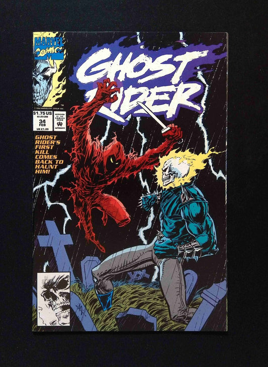 Ghost Rider  #34 (2ND SERIES) MARVEL Comics 1993 VF/NM