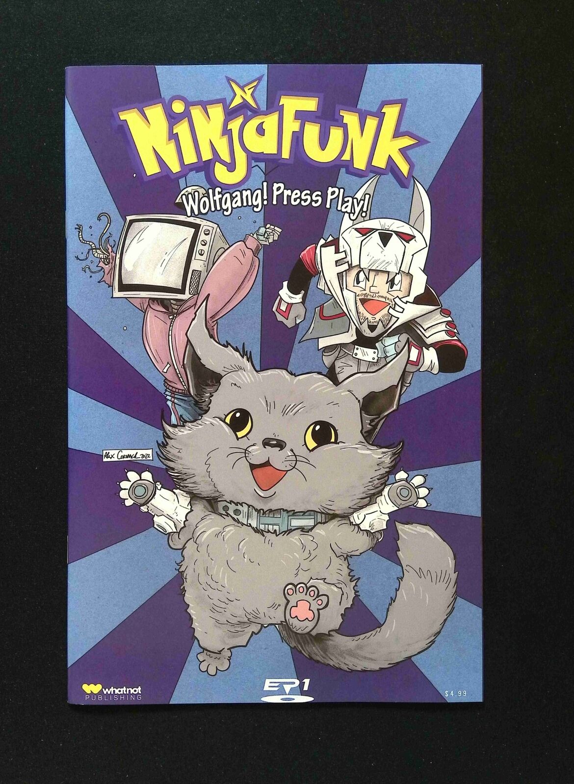 Ninja Funk #1D  WHATNOT Comics 2022 NM-  CORMACK VARIANT