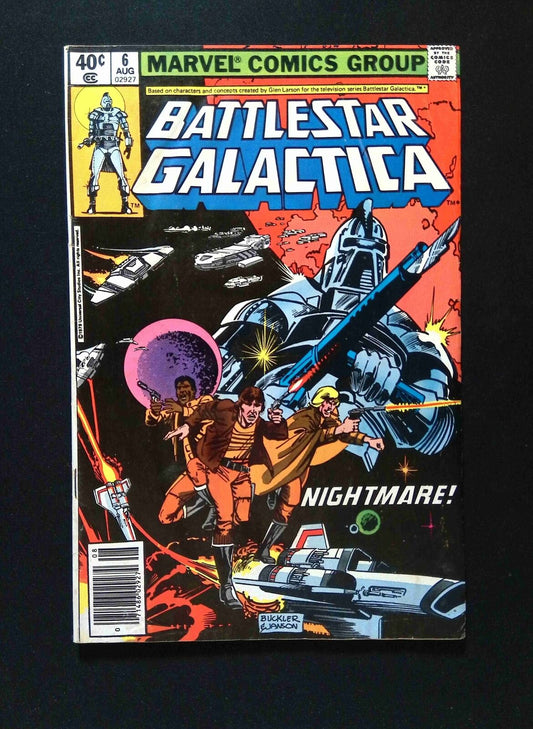 Battlestar Galactica #6  MARVEL Comics 1979 VG/FN NEWSSTAND