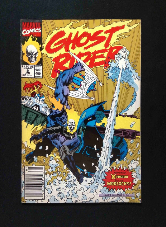 Ghost Rider #9 (2ND SERIES) MARVEL Comics 1991 FN/VF NEWSSTAND