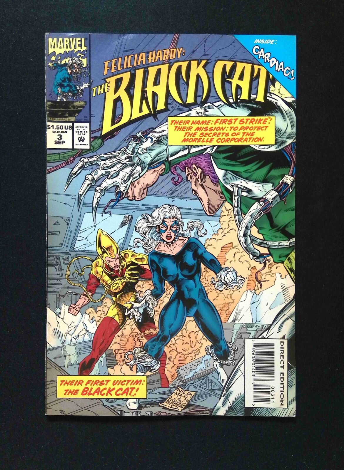 Black Cat #3  MARVEL Comics 1994 VF-