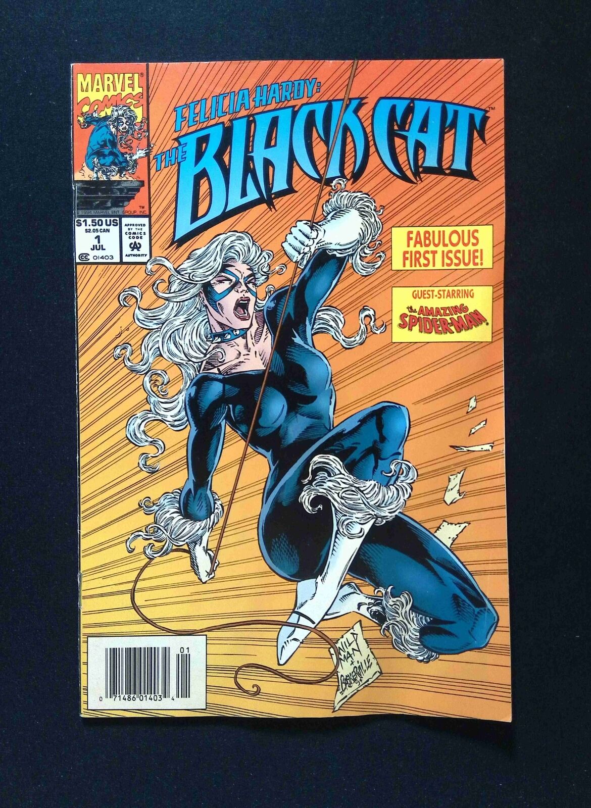 Black Cat #1  MARVEL Comics 1994 FN/VF NEWSSTAND