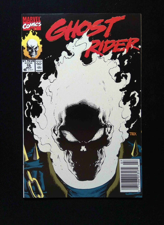 Ghost Rider #15 (2ND SERIES) MARVEL Comics 1991 VF/NM NEWSSTAND