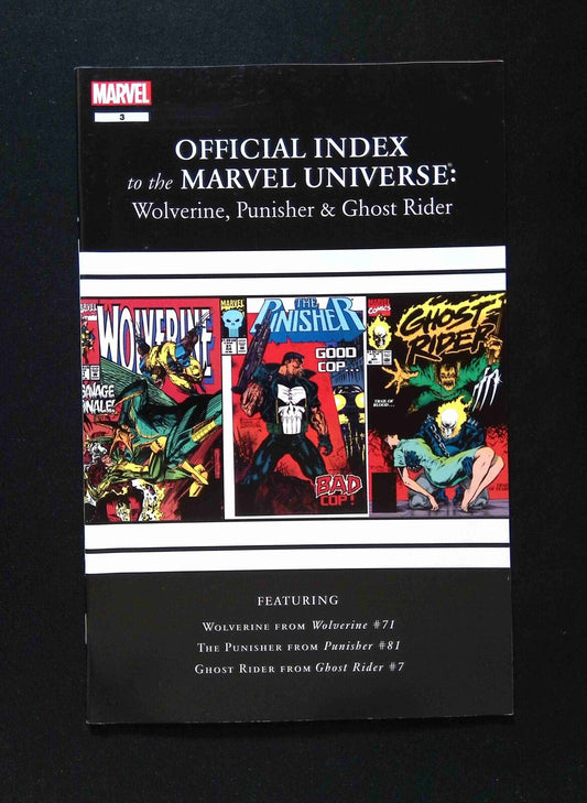Official Index Marvel Universe Wolverine Punisher  Ghost Rider #3 MARVEL VF/NM