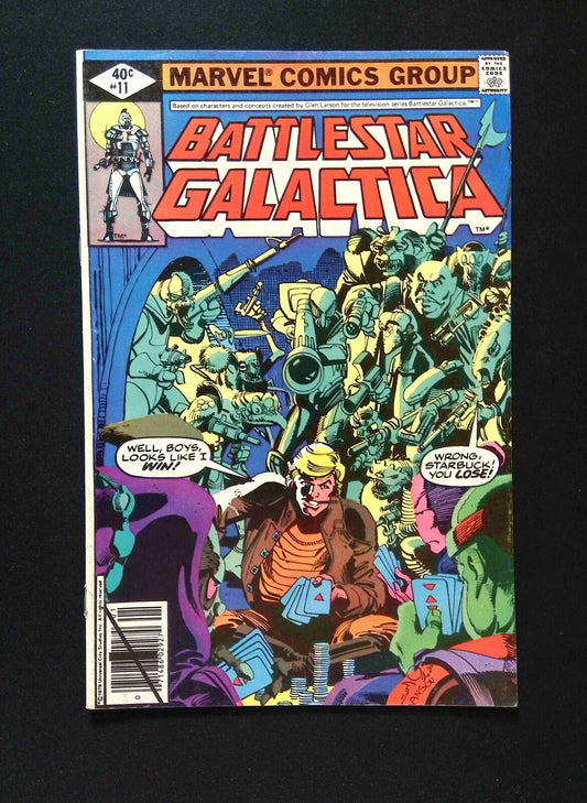 Battlestar Galactica #11  MARVEL Comics 1980 FN/VF NEWSSTAND WHITMAN VARIANT