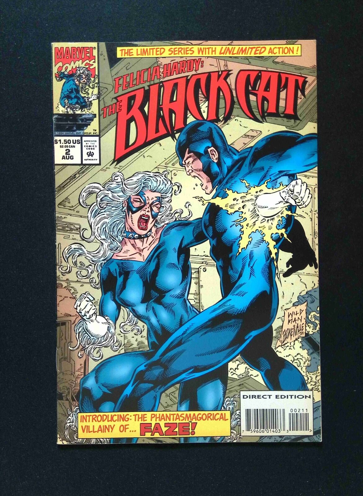 Black Cat #2  MARVEL Comics 1994 VF
